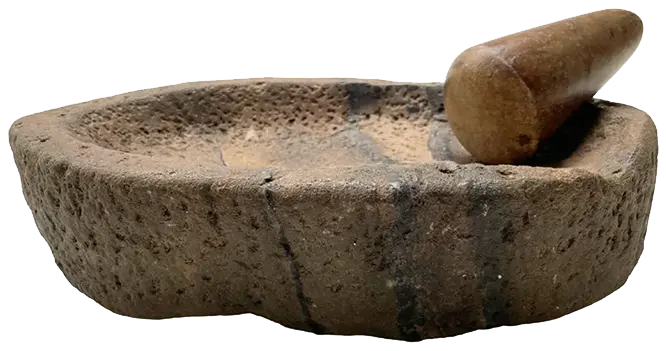 old-marble-mortar